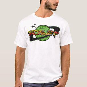 Rettet den Planeten Retro T-Shirt – Öko freundlich