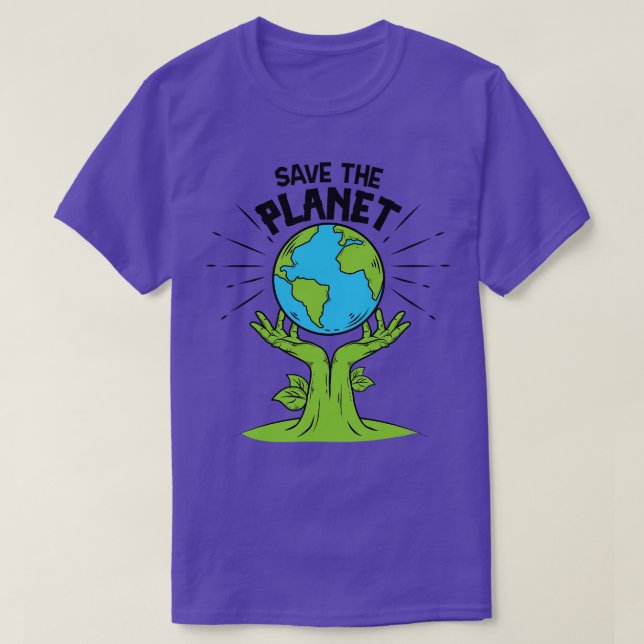 Rettet den Planeten T-Shirt (Design vorne)