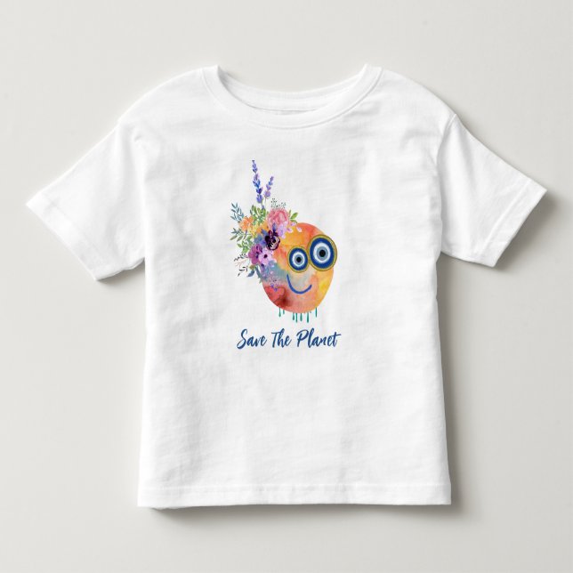 Rettet den Planeten-T - Shirt (Vorderseite)