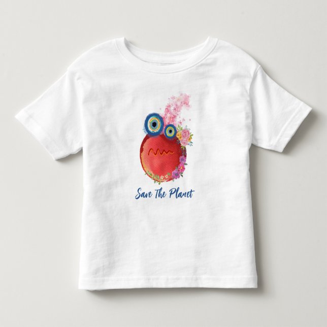 Rettet den Planeten-T - Shirt (Vorderseite)