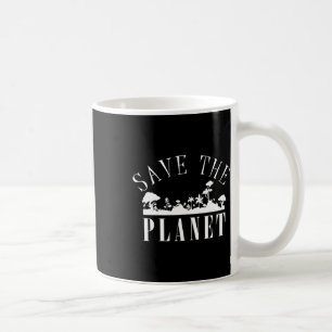 Rettet den Planeten-Umweltschutz-Tag Kaffeetasse