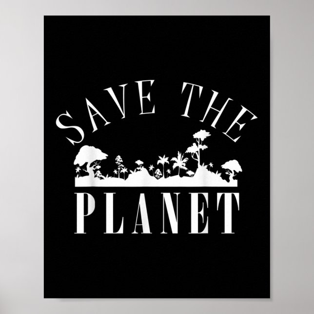 Rettet den Planeten-Umweltschutz-Tag Poster (Vorne)