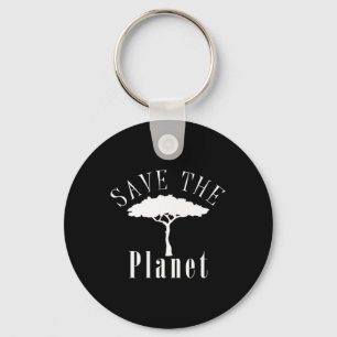 Rettet den Planeten-Umweltschutz-Tag Schlüsselanhänger