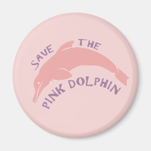 Rettet den rosa Delfin Magnet
