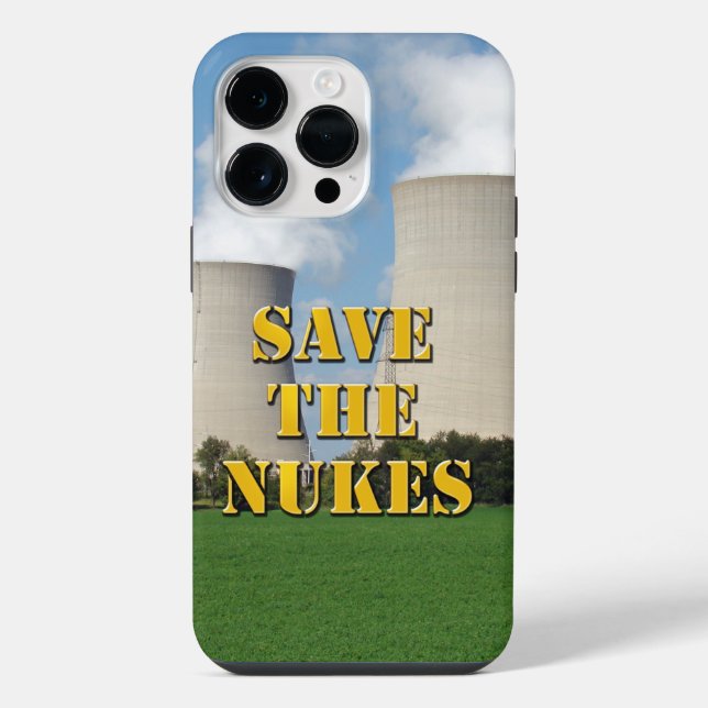 Rettet die Atomkraft iPhone Hülle (Rückseite)