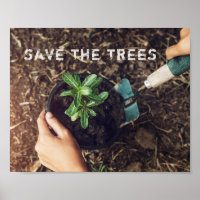 Rettet die Bäume Baum pflanzen Umwelt