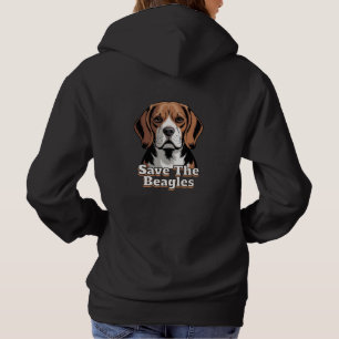 Rettet die Beagles Hunde Liebhaber Hoodie