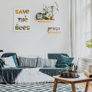 Rettet die Bienen Fotodruck
