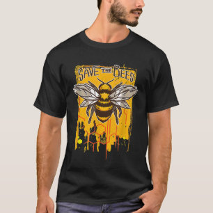 Rettet die Bienen für die natürliche Umwelt Imker T-Shirt