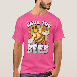 Rettet die Bienen Hummel Honigbiene Süße Bienenzuc T-Shirt
