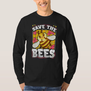 Rettet die Bienen Hummel Honigbiene Süße Bienenzuc T-Shirt