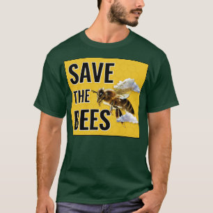 Rettet die Bienen Klima Wandel Aktivist T-Shirt