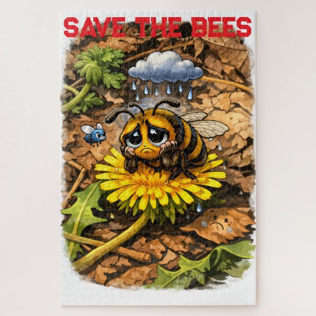 Rettet die Bienen Puzzle (Vertikal)