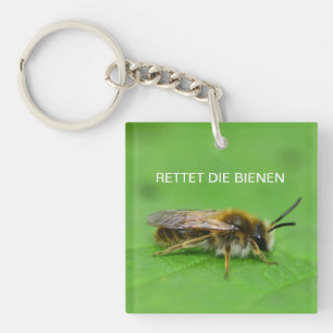 Rettet die Bienen Schlüsselanhänger