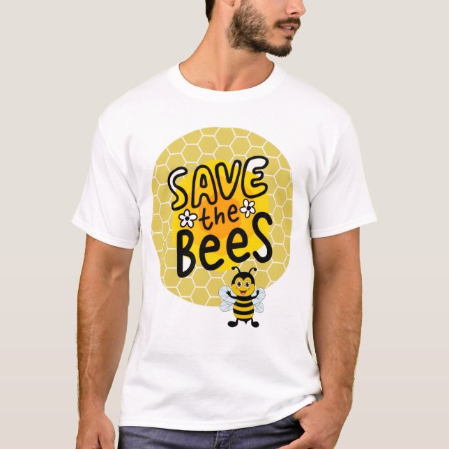 Rettet die Bienen T-Shirt (Vorderseite)