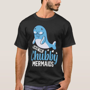 Rettet die dicke Seekuh Meerjungfrauen Manatee Sch T-Shirt