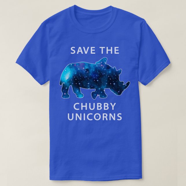 Rettet die dicken Einhörner 2 T-Shirt (Design vorne)