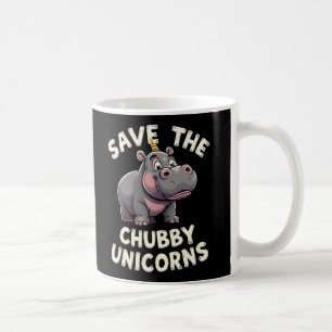 Rettet die dicken Einhörner Nashorn Tierschutz Kaffeetasse