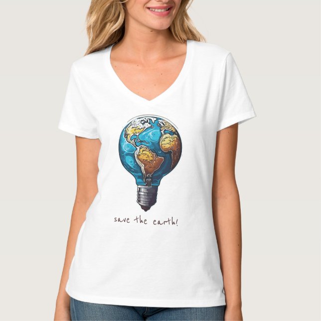 Rettet die Erde T-Shirt (Vorderseite)