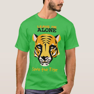 Rettet die Natur für die große Katze T-Shirt