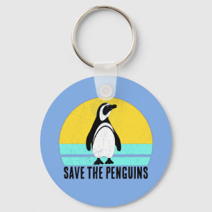 Rettet die Pinguine Schlüsselanhänger