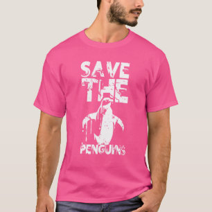 Rettet die Pinguine Süßer Pinguin Tier T-Shirt
