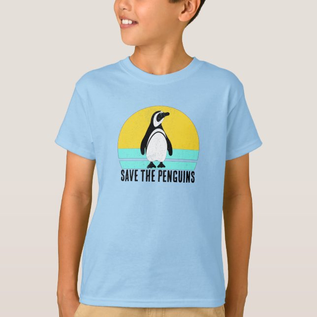 Rettet die Pinguine T-Shirt (Vorderseite)