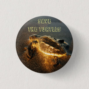Rettet die Schildkröten Button