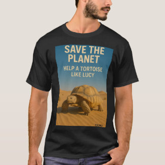 Rettet eine Landschildkröte T-Shirt