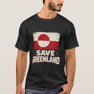 Rettet Grönlands Souveränitätsflagge Nicht zum Ver T-Shirt