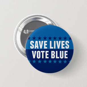 Rettet Leben Wählt Blau 2026 Wahl Button