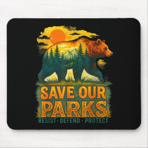 Rettet Parks Naturschutz Bär Natur Park Besucher Mousepad
