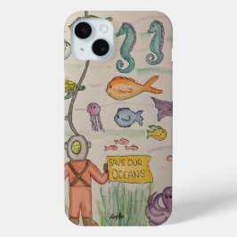Rettet unsere Ozeane Case-Mate iPhone Hülle