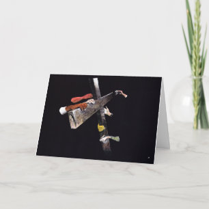 Rettet vor Dunkelheit Feiertagskarte