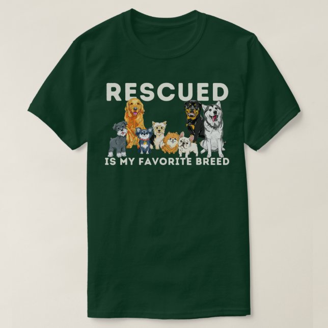Rettet wird meine Lieblingszucht T-Shirt (Design vorne)