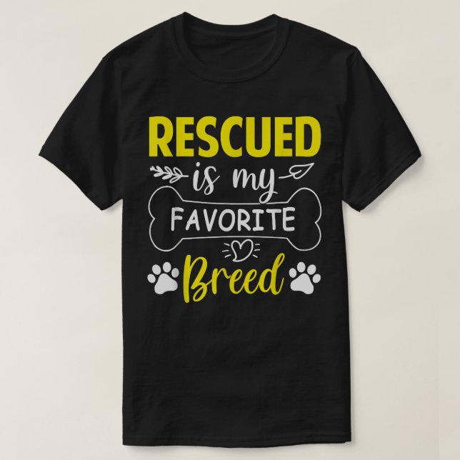 Rettet wird meine Lieblingszucht  T-Shirt (Design vorne)