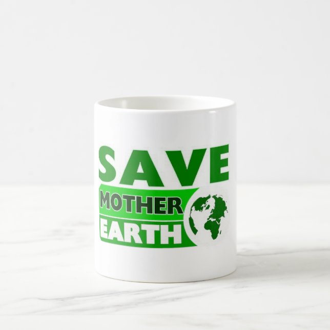 Rettete der Mutter Erde, Bekämpfung der globalen E Kaffeetasse (Mittel)