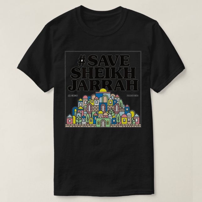 rettetest von Sheik jarrah Friends of AlAqsa T-Shirt (Design vorne)