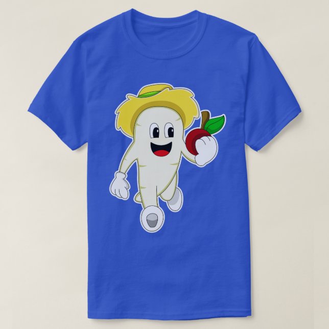 Rettich als Bauer mit Obst T-Shirt (Design vorne)