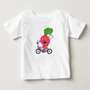 Rettich mit Fahrrad Baby T-shirt