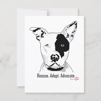 Rettung. Adoptier. Blankkarte des Advocates