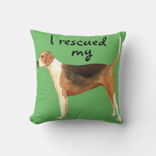Rettung American Foxhound Kissen