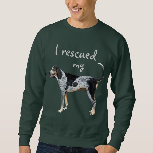 Rettung Bluetick Coonhound Sweatshirt (Vorderseite)