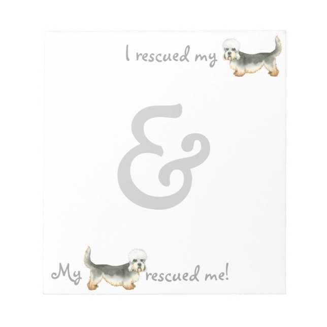 Rettung Dandie Notizblock (Vorderseite)