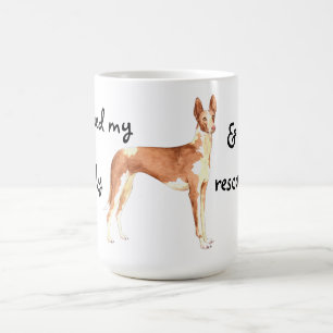 Rettung der Ibizan-Hound-Tasse Kaffeetasse
