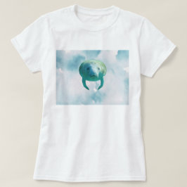 Rettung der Seekühe Seekuh-Wasserfarbenkunst T-Shirt