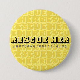 Rettung: Ende des Menschenhandels mit Gelb Button