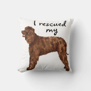 Rettung Irish Water Spaniel Kissen