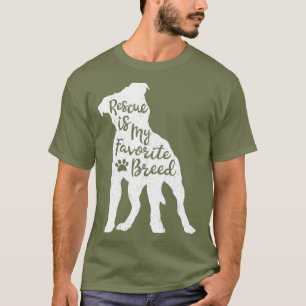 Rettung ist mein Lieblings-Pitbull-Hund Pit Bull T-Shirt