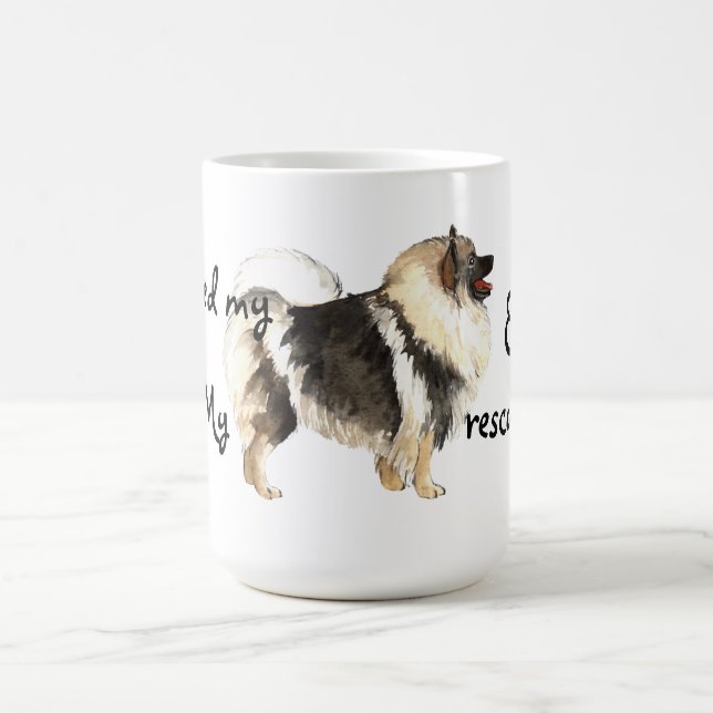 Rettung Keeshond Kaffeetasse (Mittel)